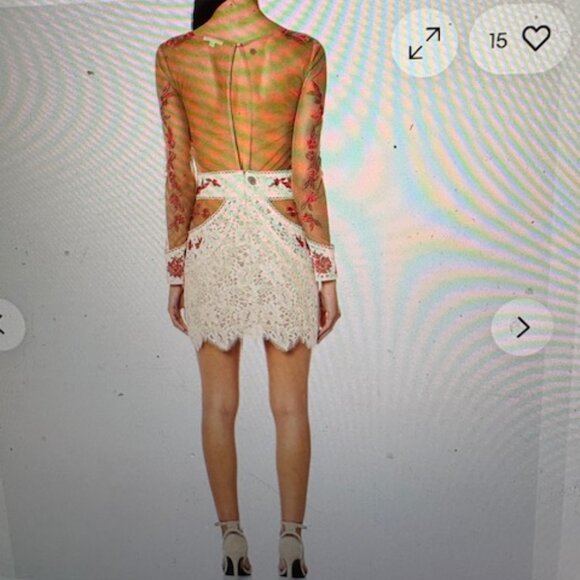 For Love and Lemons Tulle Matador Dress, Sz M - Picture 3 of 15